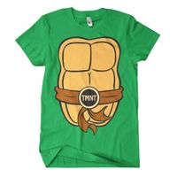 Teenage Mutant Ninja Turtles verkleed t-shirt groen voor heren 2XL (56)  - - thumbnail