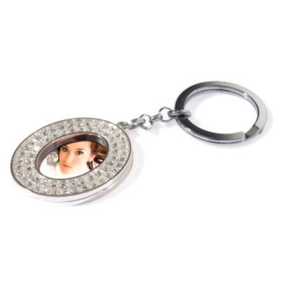 Erno Sleutelhanger Glamour diamond oval