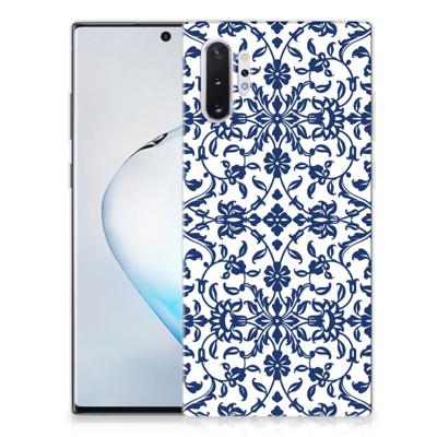 Samsung Galaxy Note 10 Plus | TPU Case | Flower Blue