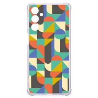 Samsung Galaxy M54 Doorzichtige Silicone Hoesje Funky Retro - thumbnail