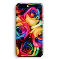 Neon bloemen: iPhone 8 Plus Volledig Geprint Hoesje