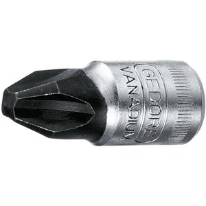 Gedore IKS 20 6174740 Kruiskop Phillips Schroevendraaierdop PH 3 1/4 (6.3 mm)