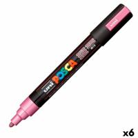 Markeerstift POSCA PC-5M Roze (6 Stuks)