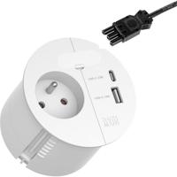 Bachmann 938.304 Bureaustekkerdoos Wit