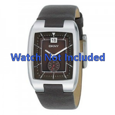 Horlogeband DKNY NY1319 Leder Bruin 20mm
