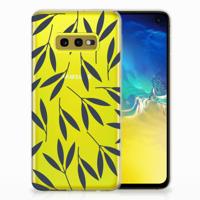 Samsung Galaxy S10e | TPU Case | Leaves Blue