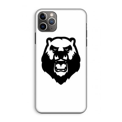 Angry Bear (white): iPhone 11 Pro Max Tough Case