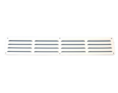 Aluminium Schoepenrooster Opbouw 500 X 90mm - Wit (1-5009w)