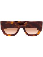 Victoria Beckham lunettes de soleil à monture papillon - Marron - thumbnail