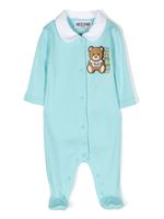 Moschino Kids pyjama à motif teddy bear - Bleu - thumbnail