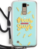 Always fries: LG K10 (2016) Transparant Hoesje met koord