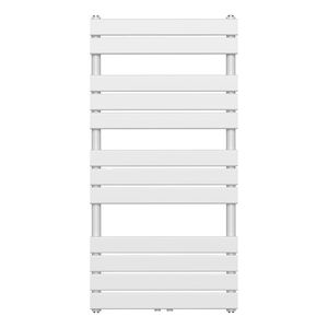Handdoekradiator BWS Ress Middenaansluiting 681W 120x60 cm Wit