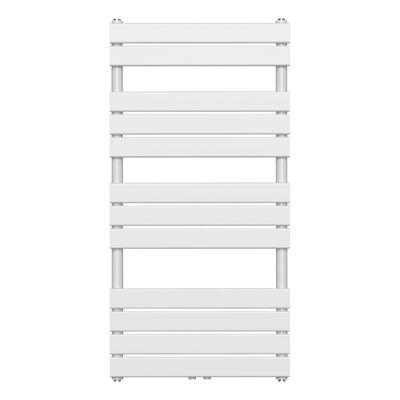 Handdoekradiator BWS Ress Middenaansluiting 681W 120x60 cm Wit