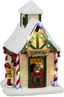 Lemax dancer&apos;s den verlicht kerstdorp tafereel Santa&apos;s Wonderland 2024