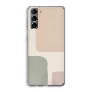 Geo #7: Samsung Galaxy S21 Transparant Hoesje