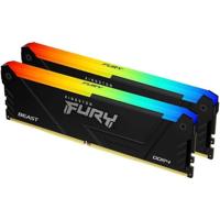 RAM-geheugen - KINGSTON - FURY Beast - RGB - 32 GB (2 x 16 GB) - DDR4 - 3600 MHz CL18 - (KF436C18BB2AK2/32)