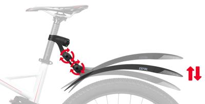 Zefal Clip-on fender zéfal deflector rm90+