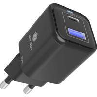 ICY BOX Wandladegerät mit 20 W USB-C-adapter 20 W Zwart