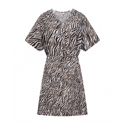 FreeQuent - Bruin | Dames | Jurk | Bruin | XXL | regular | Kamst mode