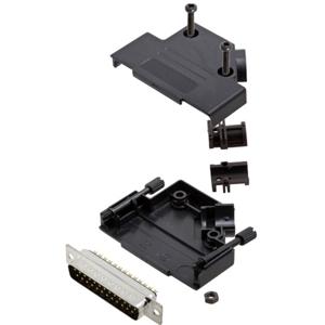 TRU COMPONENTS TCD45PKP25DMPK 7709932 D-sub male connectorset 45 ° Aantal polen: 25 Soldeerkelk 1 stuk(s)