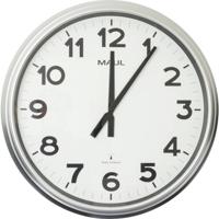 Maul 9056195 Wandklok Zendergestuurd 61 cm x 610 mm x 71 mm x 7.1 cm Zilver