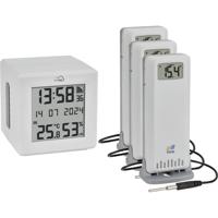 TFA Dostmann TFA.me Starter Set WLAN Gateway ID-01 mit 3 Sendern ID-A3 35.8104.02 Draadloze thermometer digitaal Wit