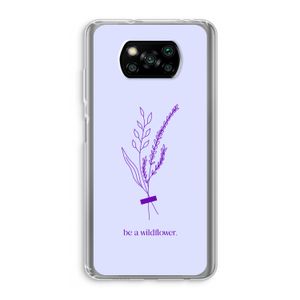 Be a wildflower: Xiaomi Poco X3 NFC Transparant Hoesje