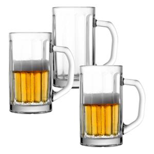 Uniglass Bierpullen Nicol - 0,5 liter - glas - 6 stuks - bierglas