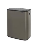 Brabantia bo touch bin 60 liter platinum