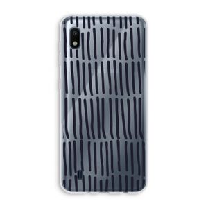 Moroccan stripes: Samsung Galaxy A10 Transparant Hoesje