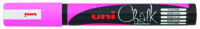 Uni-ball Krijtmarker fluo roze, ronde punt van 1,8 - 2,5 mm
