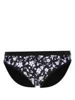 Duskii bas de bikini à fleurs - Noir