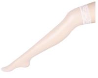 Sexy Linger over knie sokken Sexy Fishnet Lace nylon top mesh dij hoge kousen panty lange Panty's (wit)
