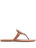 Tory Burch sandales Miller en cuir - Marron