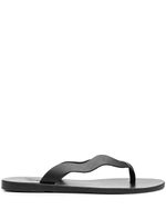 Ancient Greek Sandals sandales Laconia en cuir - Noir - thumbnail