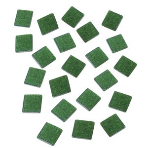 2460x stuks acryl glitter mozaiek steentjes groen 1 x 1 cm
