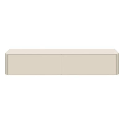 Tv-meubel Moiano afgerond beige 200 cm Tv-meubel Moiano afgerond beige 200 cm