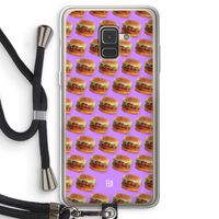 Giants: Samsung Galaxy A8 (2018) Transparant Hoesje met koord