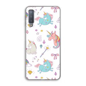Fantasiewereld: Samsung Galaxy A7 (2018) Transparant Hoesje