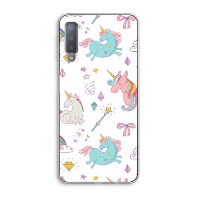 Fantasiewereld: Samsung Galaxy A7 (2018) Transparant Hoesje
