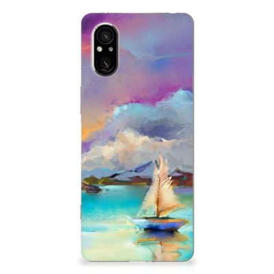 Smartphone hoesje Sony Xperia 5 V Boat