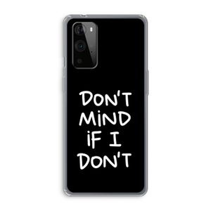 Don't Mind: OnePlus 9 Pro Transparant Hoesje