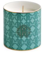 Roberto Cavalli Home bougie parfumée Turquoise Monogram (270g) - Bleu - thumbnail