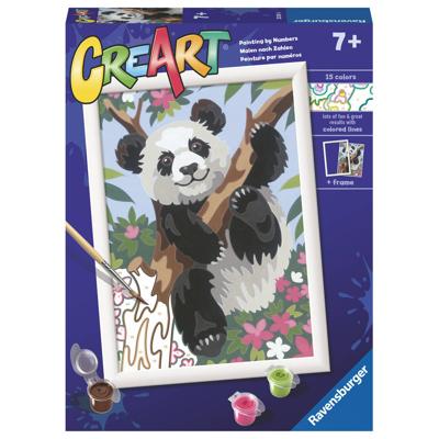 Ravensburger CreArt Schilderen op nummer speelse panda