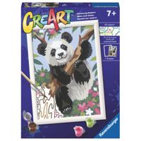 Ravensburger CreArt Schilderen op nummer speelse panda