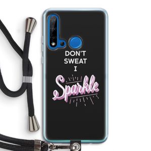 Sparkle quote: Huawei P20 Lite (2019) Transparant Hoesje met koord