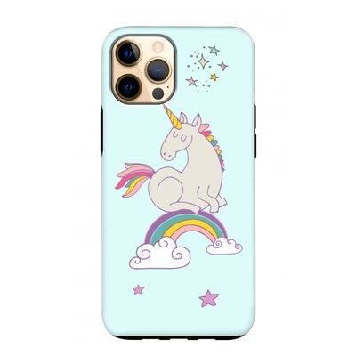 Regenboog eenhoorn: iPhone 12 Pro Max Tough Case