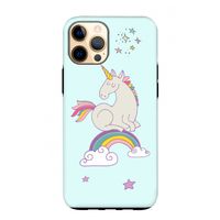 Regenboog eenhoorn: iPhone 12 Pro Max Tough Case