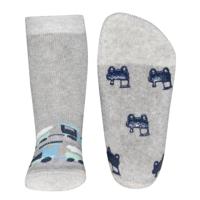 Ewers antislip sokken Stoppi treinbaan grijs-17-18