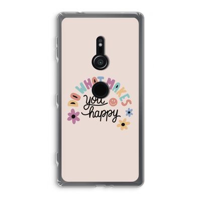 Happy days: Sony Xperia XZ2 Transparant Hoesje
